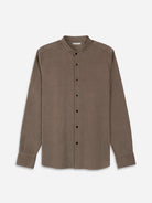 Morel Aleks Corduroy Shirt Mens Corduroy Shirt Mens Band Collar Mandarin Collar Mini Corduroy Shirt 