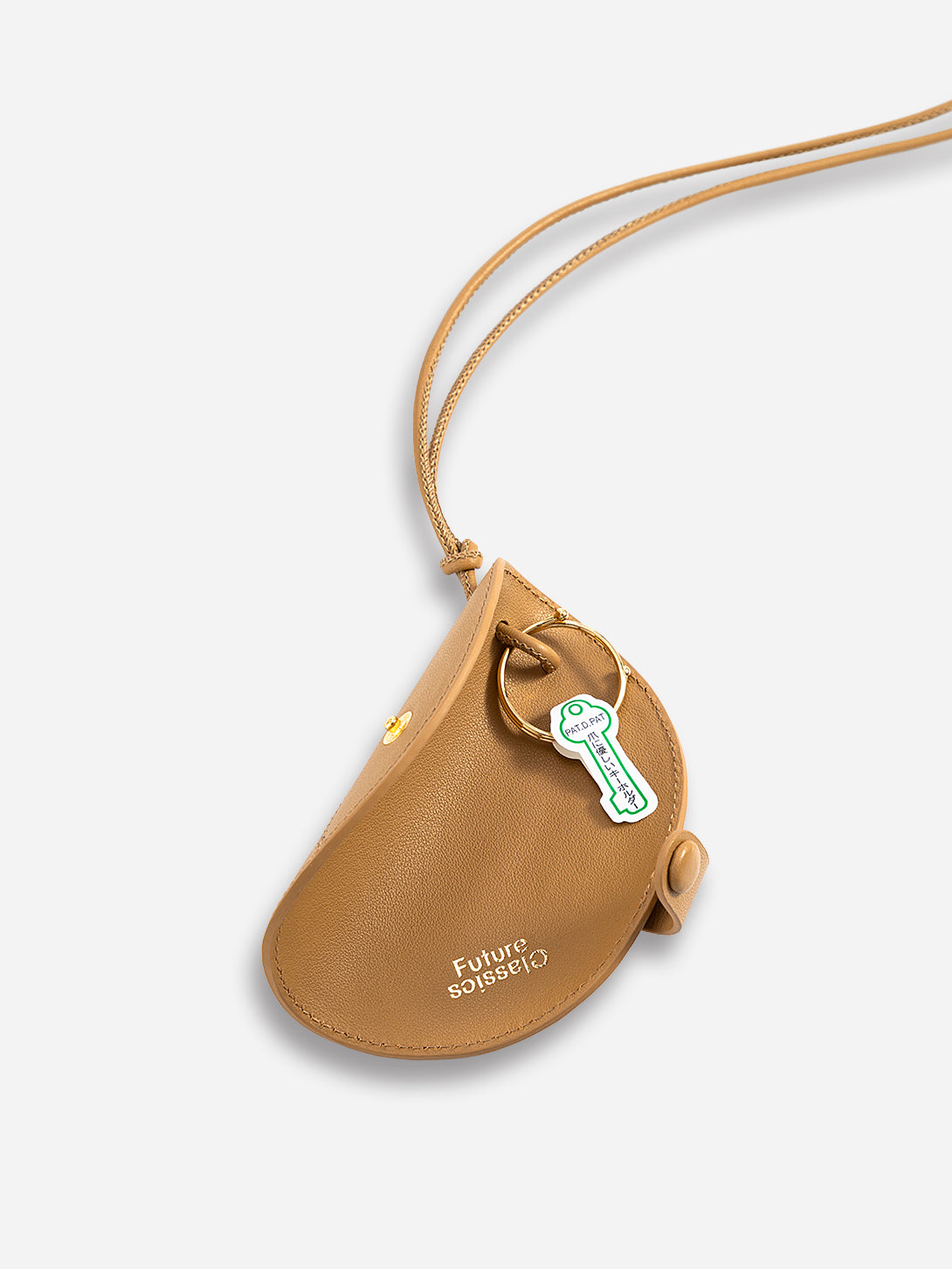 Lark Taco Keyring Womens Leather Keyring Accessory Keychain Storage Ring 