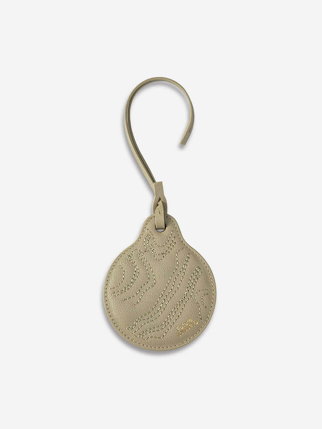 Earthy Olive Mirror With Quilting Womens Small Pocket Makeup Mirror 