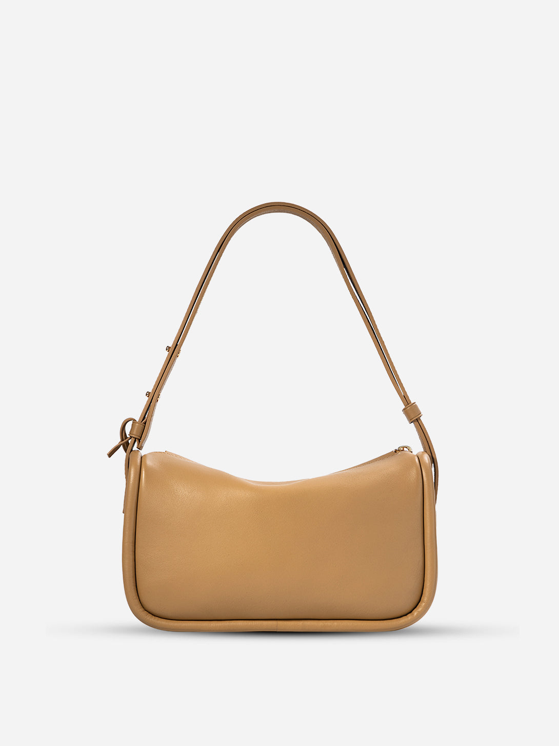 Lark Small Loaf Crossbody Womens Leather Small Shoulder Bag Zipper Closure Bag 