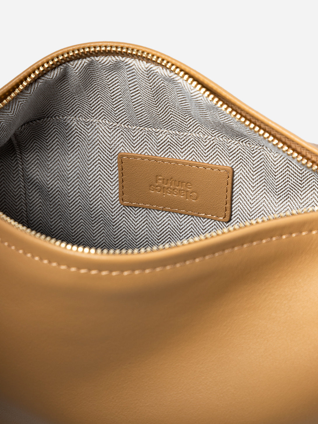 Lark Small Loaf Crossbody Womens Leather Small Shoulder Bag Zipper Closure Bag 