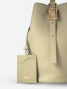 Earthy Olive Medium Convertible Bucket Womens Leather Medium Size Bucket Bag Womens Shoulder Bag Green 