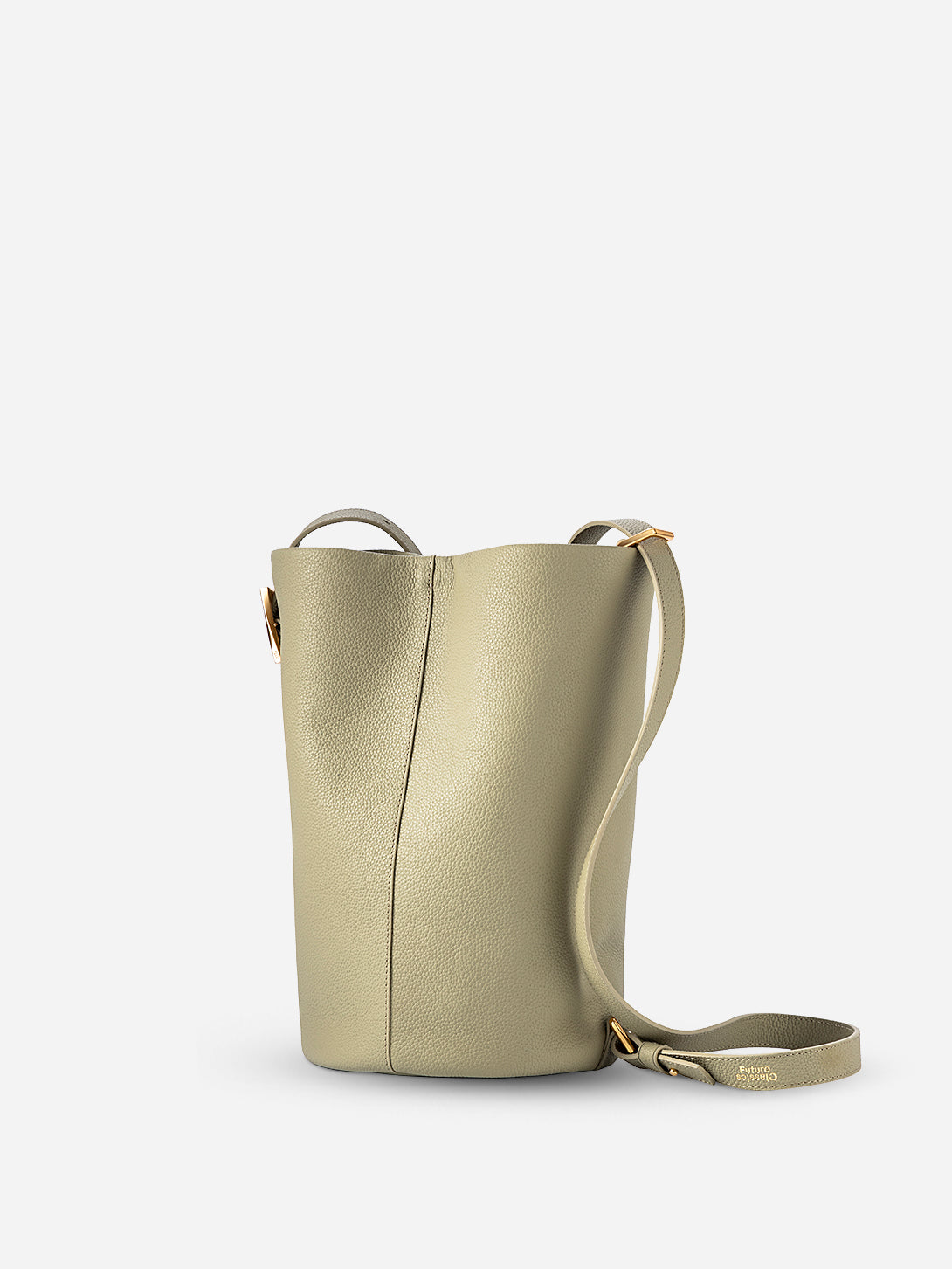 Earthy Olive Medium Convertible Bucket Womens Leather Medium Size Bucket Bag Womens Shoulder Bag Green 