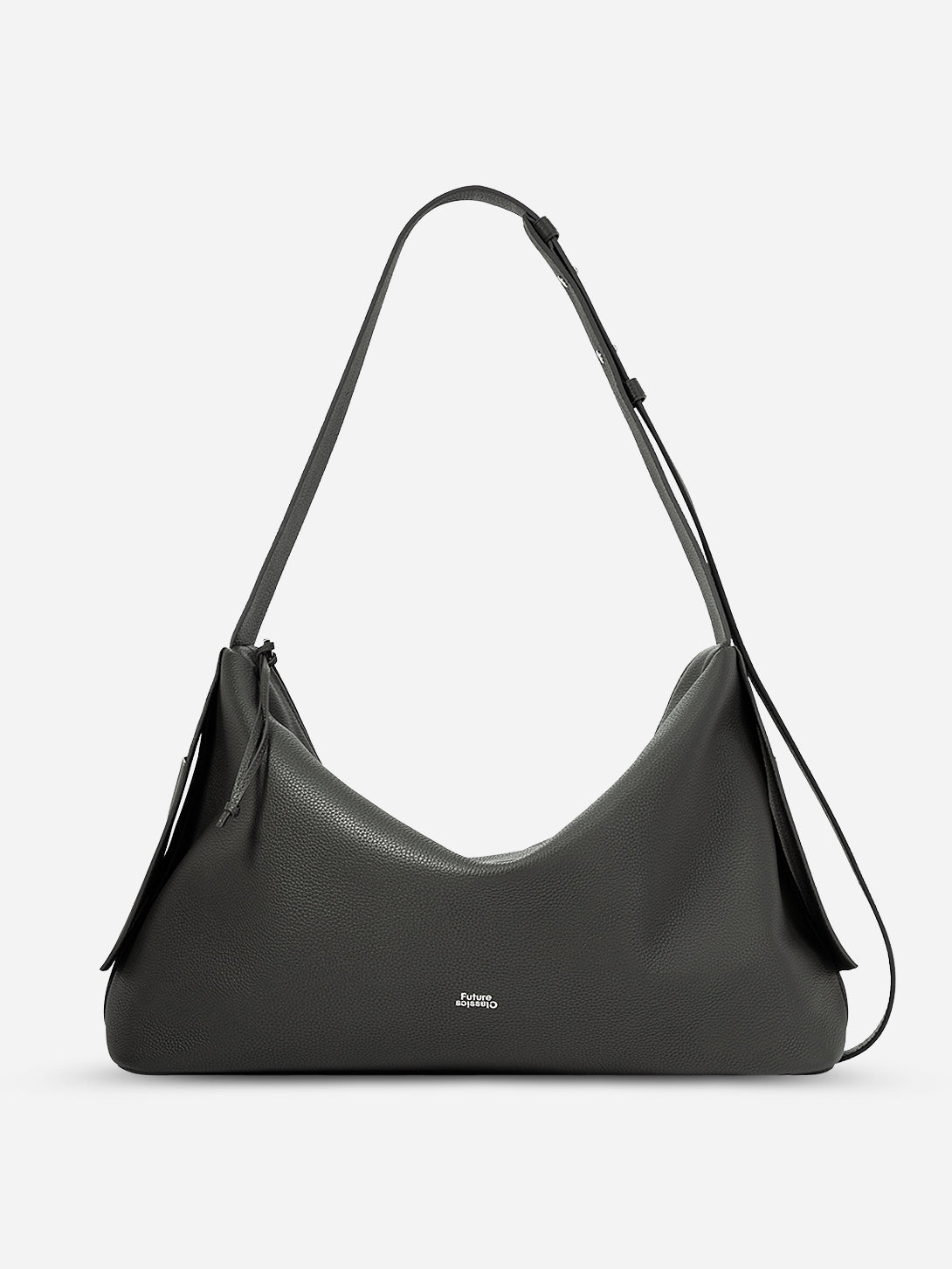 Moonless Night Oversized Petal Messenger Womens Leather Large Shoulder Bag Shoulder Strap Carry Bag for Accessories 