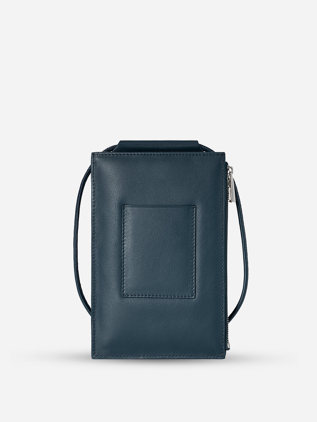 Carbon Mini Pocket Crossbody Small Leather Crossbody Holder Card and Money Wallet 