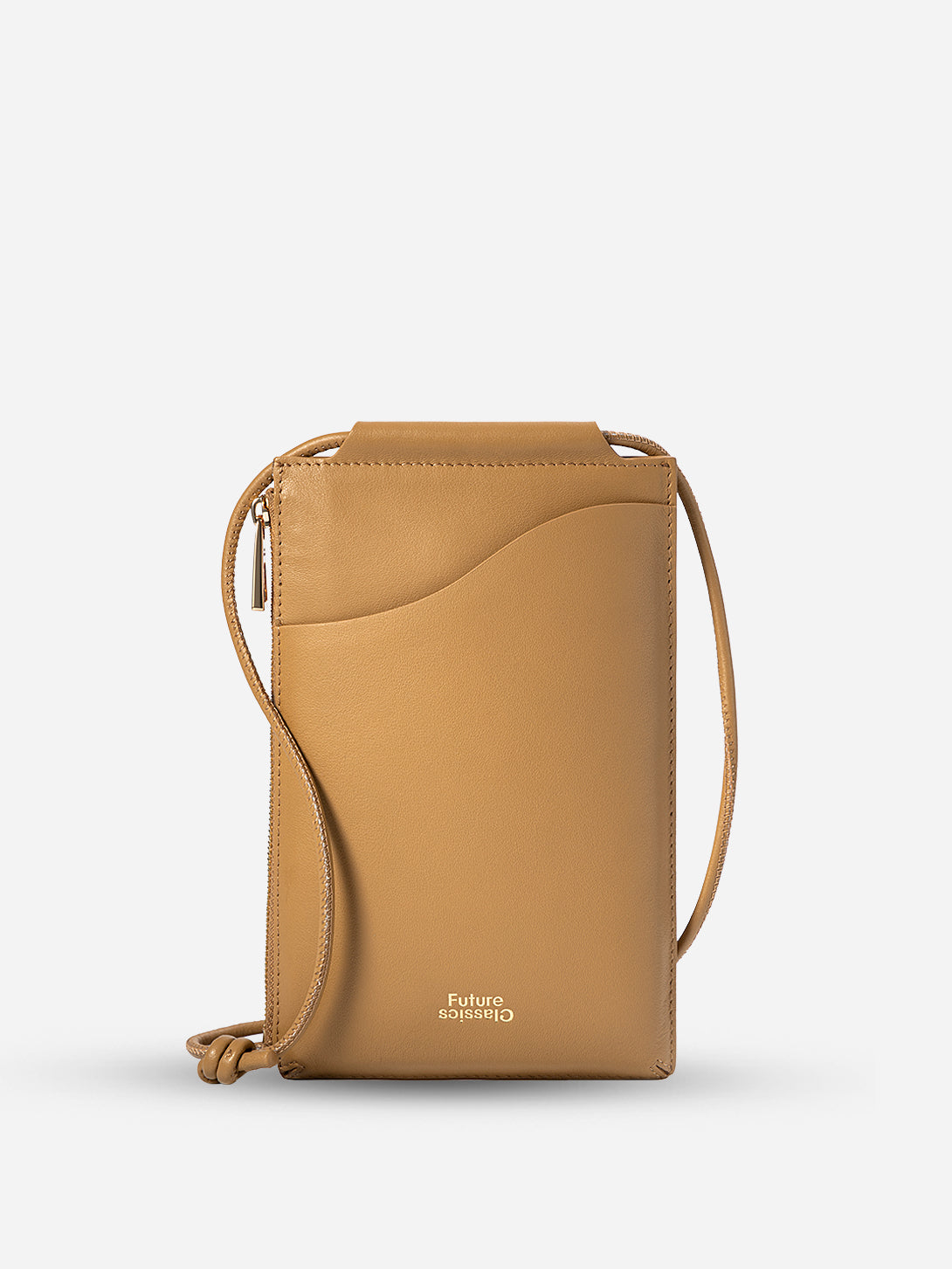 Lark Mini Pocket Crossbody Small Leather Crossbody Holder Card and Money Wallet 