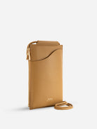 Lark Mini Pocket Crossbody Small Leather Crossbody Holder Card and Money Wallet 