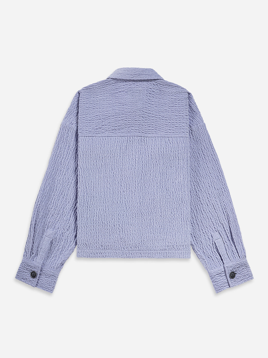 Icelandic Purple Cordurory Short Jacket Womens Textured Button Up Corduory Jacket Collared Corduroy Coat 