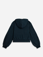 Carbon FC Motif Hoodie Womens Cropped Pullover Hoodie Drawstring Sweatshirt 