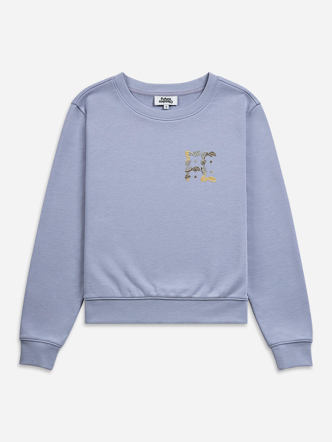 Icelandic Purple FC Motif Sweatshirt Womens Crewneck Sweatshirt Pullover Graphic Sweatshirt 