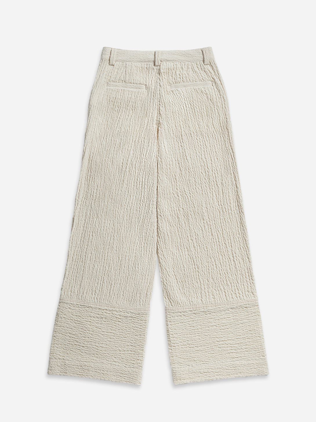 Seedpearl Corduroy Trousers Corduroy Womens Wide Leg Trousers Two Tone Pants Textured Womens Pants 