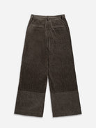 Dk Cedar Corduroy Trousers Corduroy Womens Wide Leg Trousers Two Tone Pants Textured Womens Pants 