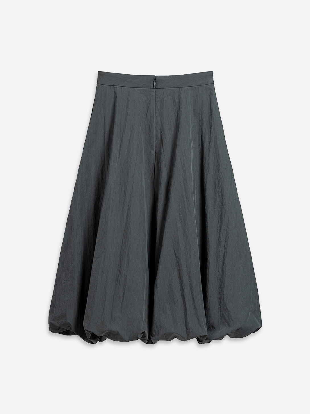 Dk Shadow Balloon Skirt Womens Long Skirt Wide Puff Skirt Textured Long Skirt 