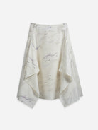 Seedpearl AOP AOP Draped Skirt Womens All Over Print Long Skirt Draped Features Skirt Womens Print Dress 