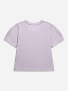 Icelandic Purple Heather Lantern Sleeve Tee Womens Cropped Tee Short Sleeve Shirt Wide Sleeve Tee 