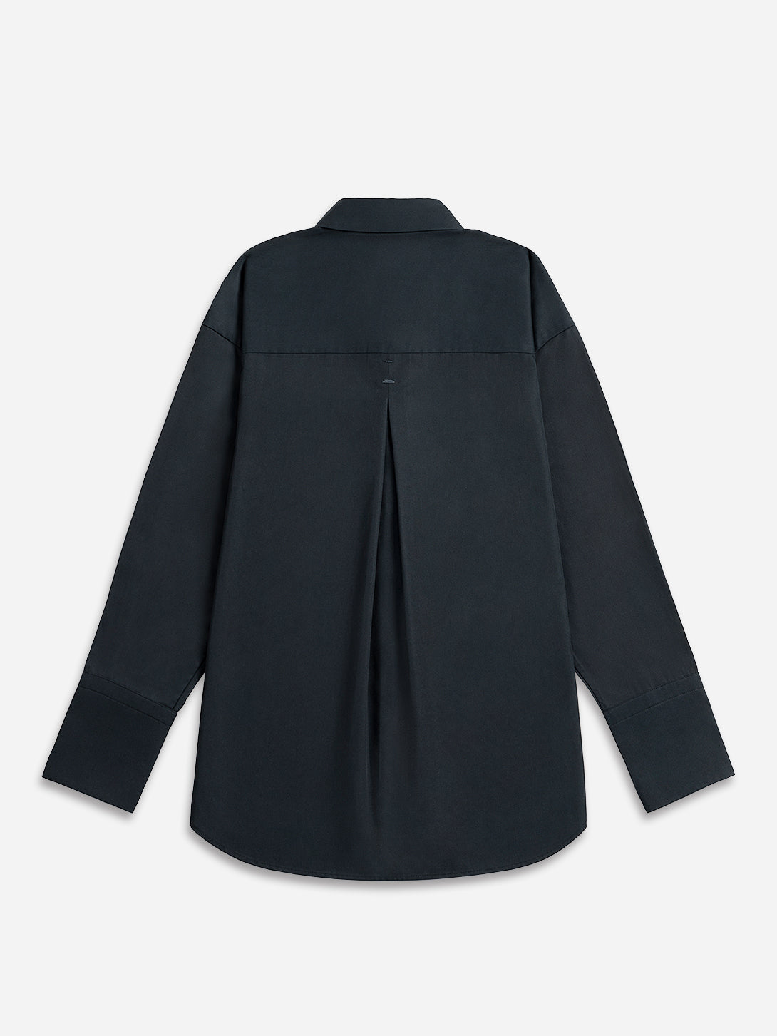 Carbon Oversized Shirt Womens Relaxed Fit Button Up Shirt Collared Shirt 