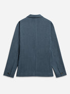 Marine Navy Kent Travel Blazer Mens Polyester Blazer Stretch Sportscoat Two Button Closure Layering Blazer 