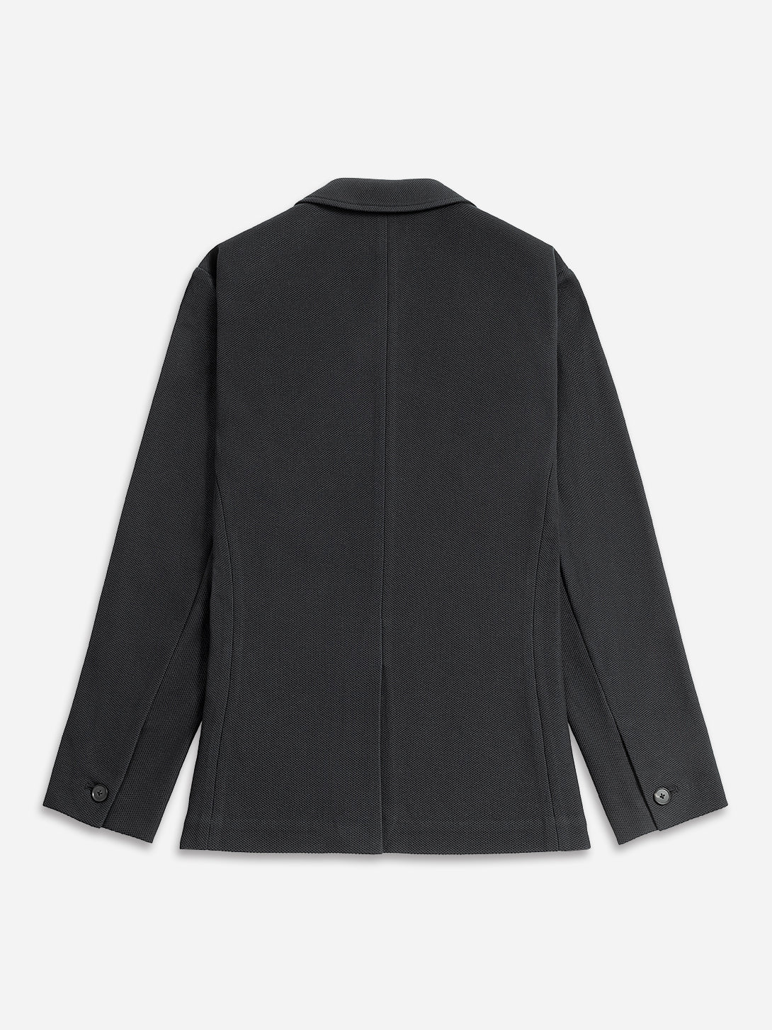Black Perry Honeycomb Knit Blazer Mens Structured Stretch Blazer Texture Honeycomb Knit Casua Blazer Sports Jacket Single Breasted Coat 