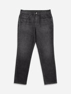 Mid Black Denim Houstons Denim Jeans Mens Tapered Fit Denim Jeans Distressed Jeans Dark Wash Modern Denim Pants 