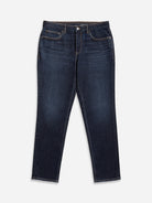 Dk Indigo Houstons Denim Jeans Mens Tapered Denim Jeans Worn Vintage Denim Wash Straight Fit Jeans