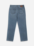 Mid Indigo Missions Denim Jeans Mens Straight Fit Relaxed Jeans Faded Denim Construction Vintage Feel Indigo Denim 