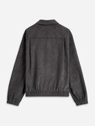 Dk Charcoal Connor Corduroy Jacket Mens Corduroy Zip Up Jacket Light Outerwear Soft Brushed Corduroy 