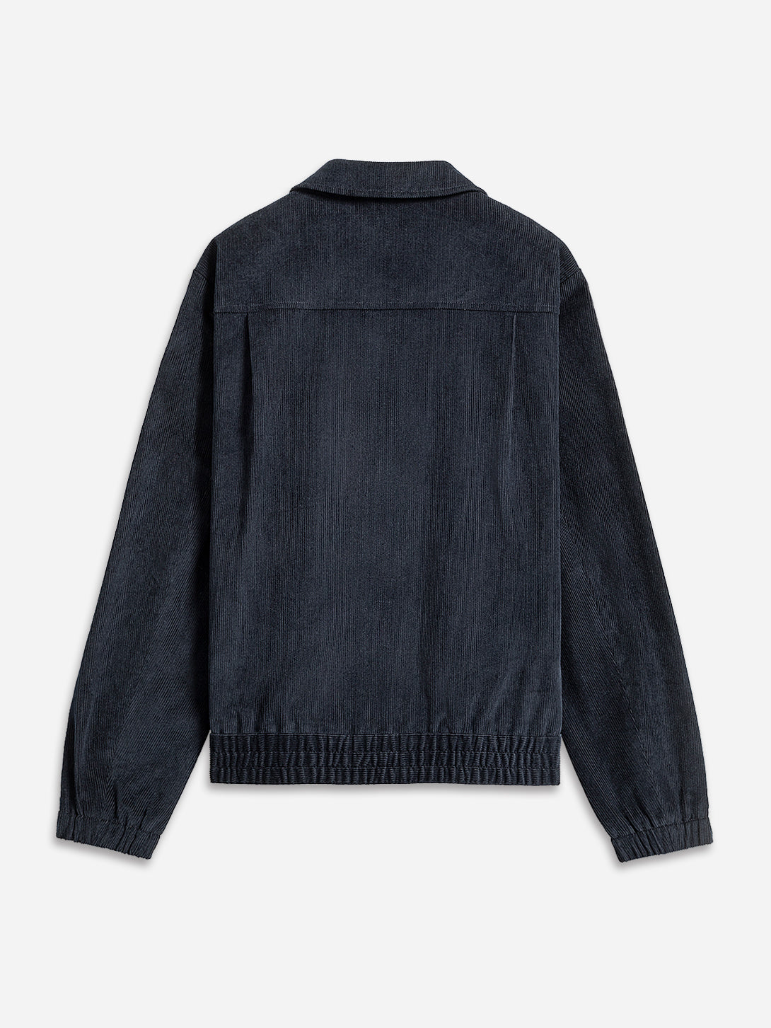 Dk Navy Connor Corduroy Jacket Mens Corduroy Zip Up Jacket Light Outerwear Soft Brushed Corduroy 