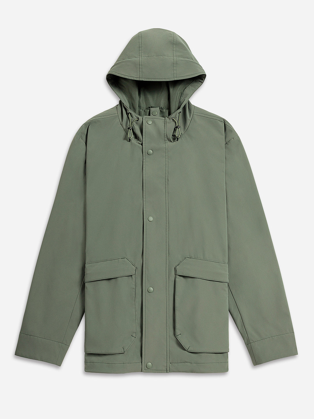 Scout Detachable Parka Mens Water Repellent Moisture Wicking Outerwear Jacket Hooded Zip Button Up Outdoor Jacket Detachable Vest 