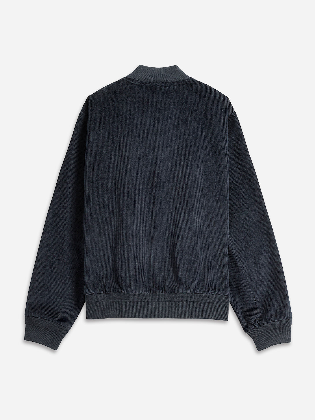 Dk Navy Dominic Corduroy Jacket Mens Corduroy Bomber Jacket Zip Up Cropped Jacket 