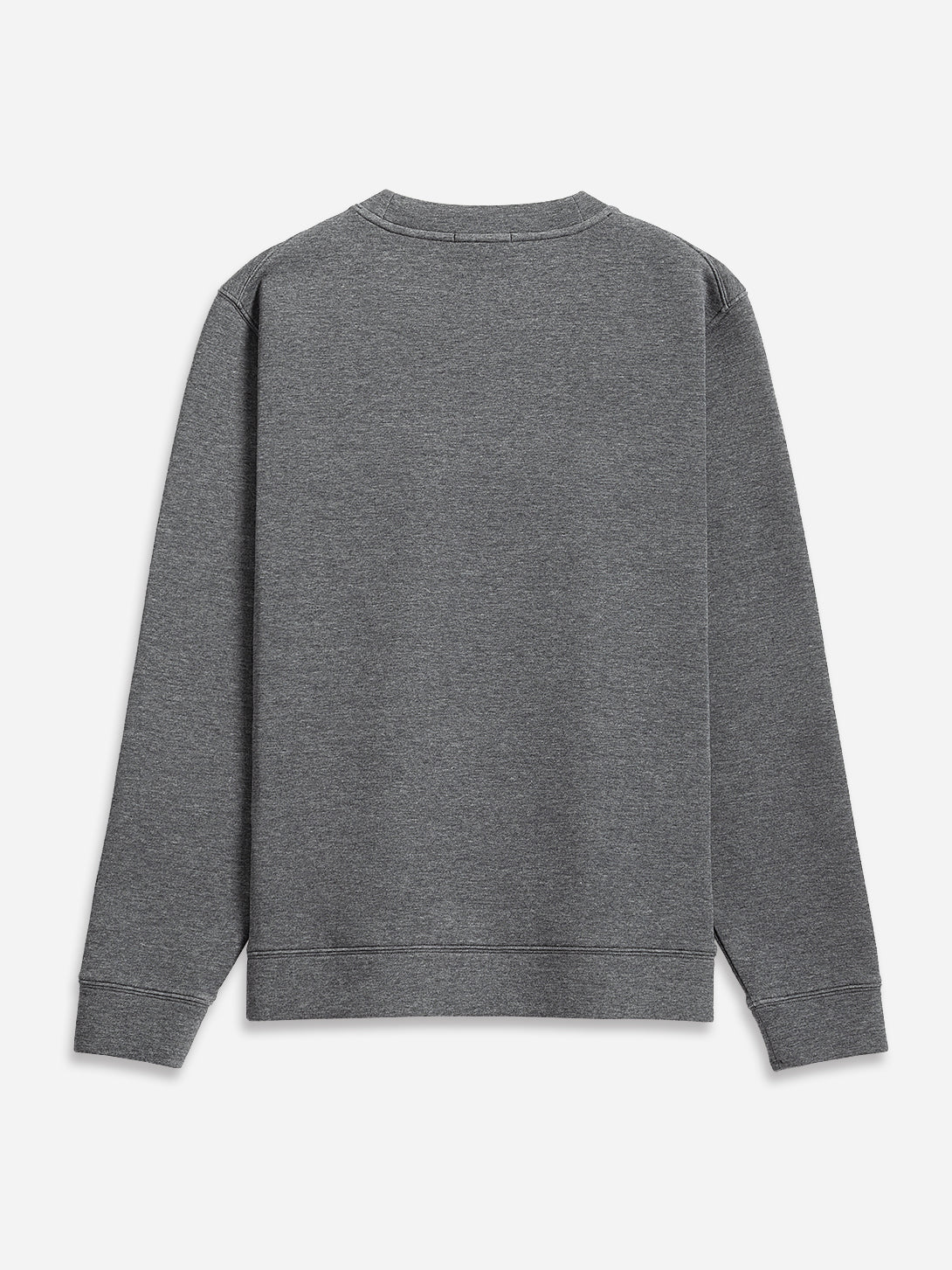 Dk Charcoal Heather Astor Scuba Sweatshirt Mens Crew Neck Pullover Sweatshirt Soft Long Sleeve Stretch Pullover 
