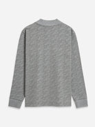 Grey Heather Byron Jacquard Cardigan Mens Cardigan Soft Heather Texture Button Up Long Sleeve Knit Cardigan 