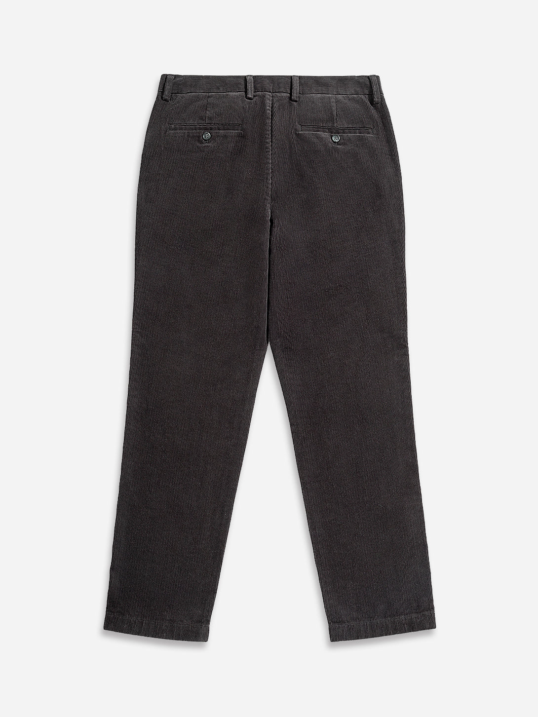 Dk Charcoal Niles Corduroy Trousers Mens Pleated Corduroy Pants Soft Brushed Corduroy Trousers 