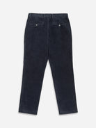 Dk Navy Niles Corduroy Trousers Mens Pleated Corduroy Pants Soft Brushed Corduroy Trousers 