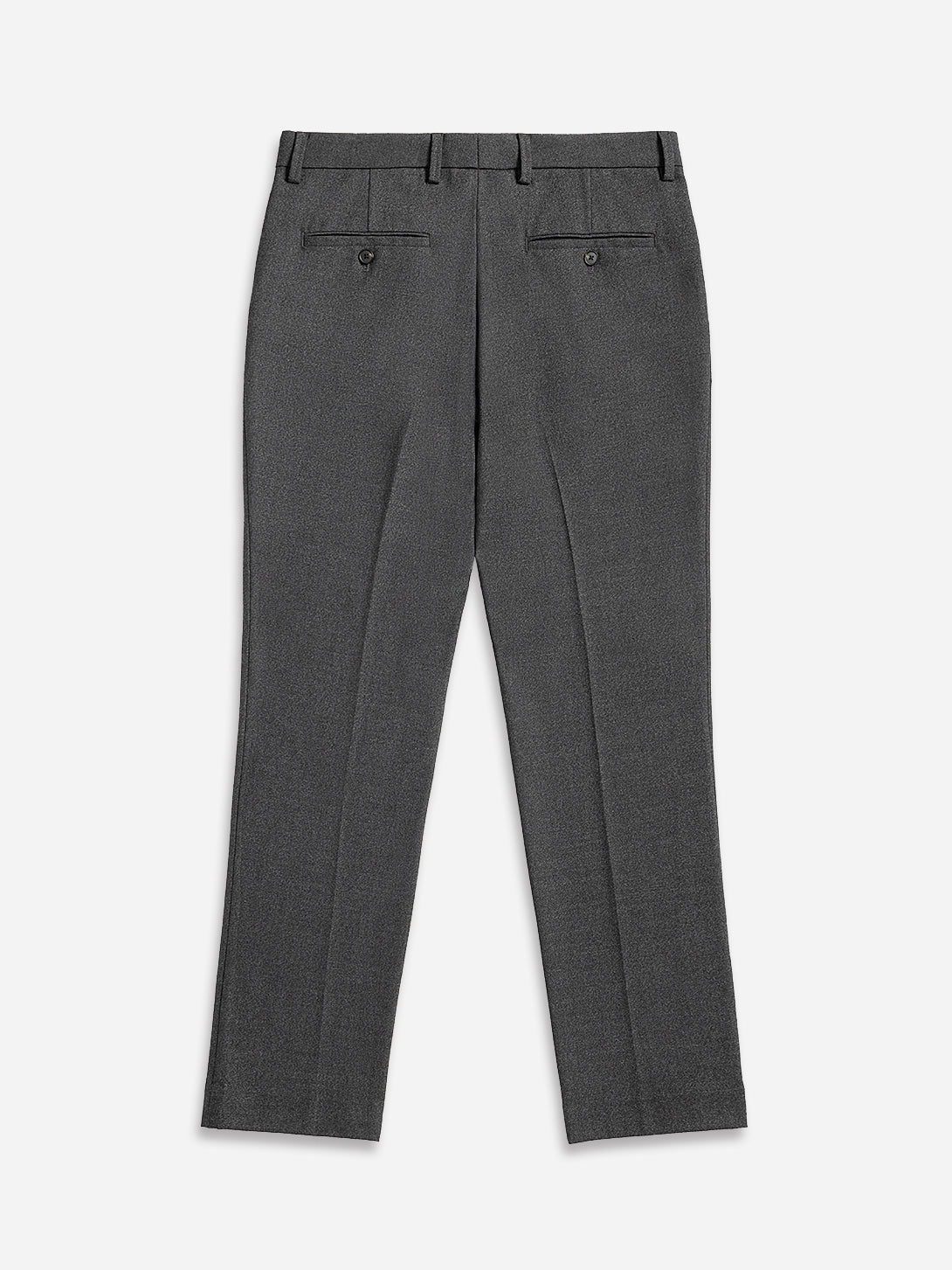 Dk Charcoal Heather Niles Rustic Flannel Pants Mens Pleated Trousers Soft Work Formal Pants 