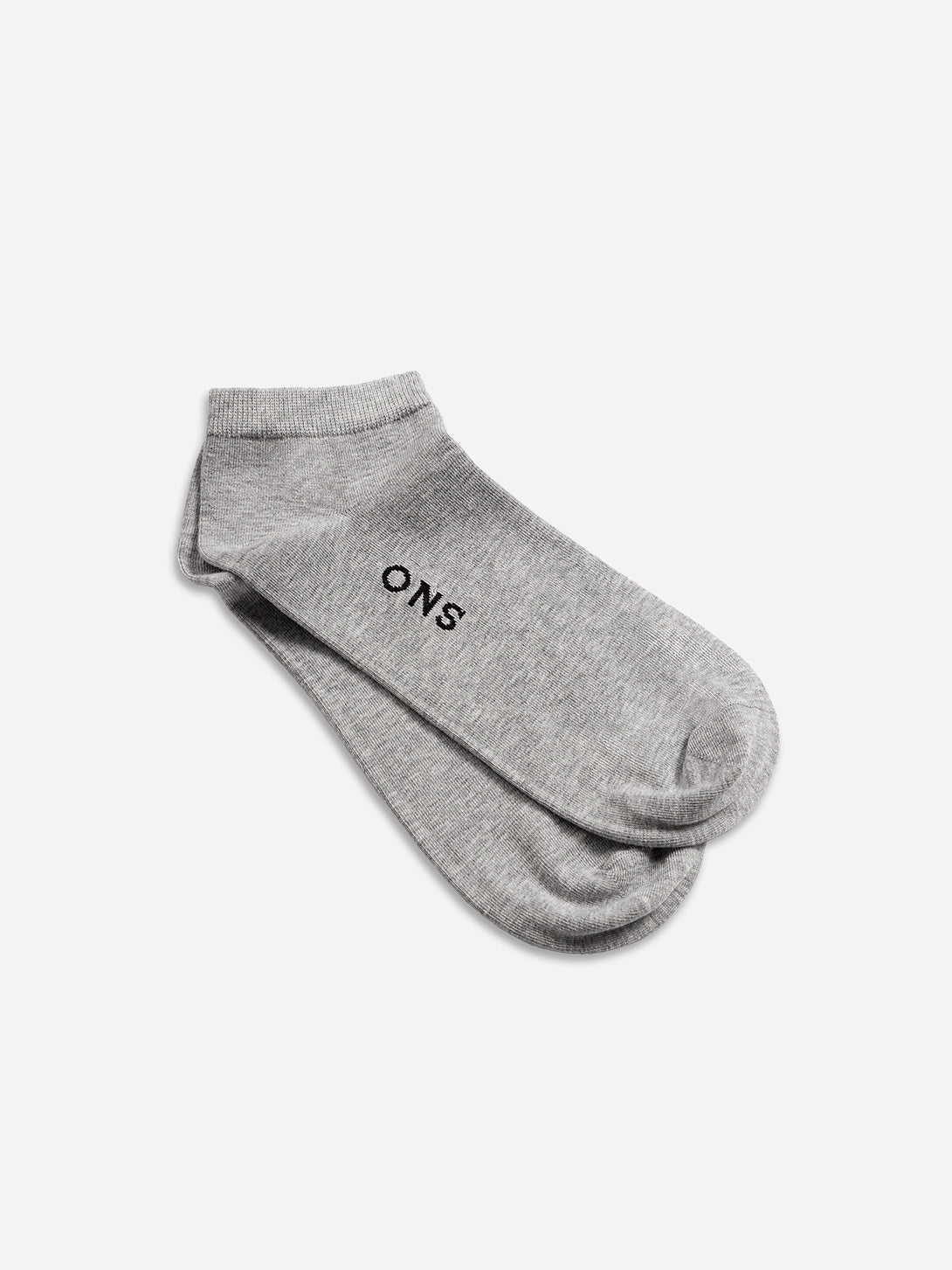 Lt Grey Heather Hudson Cotton Ankle Socks Mens ONS Low Ankle Socks Cotton 