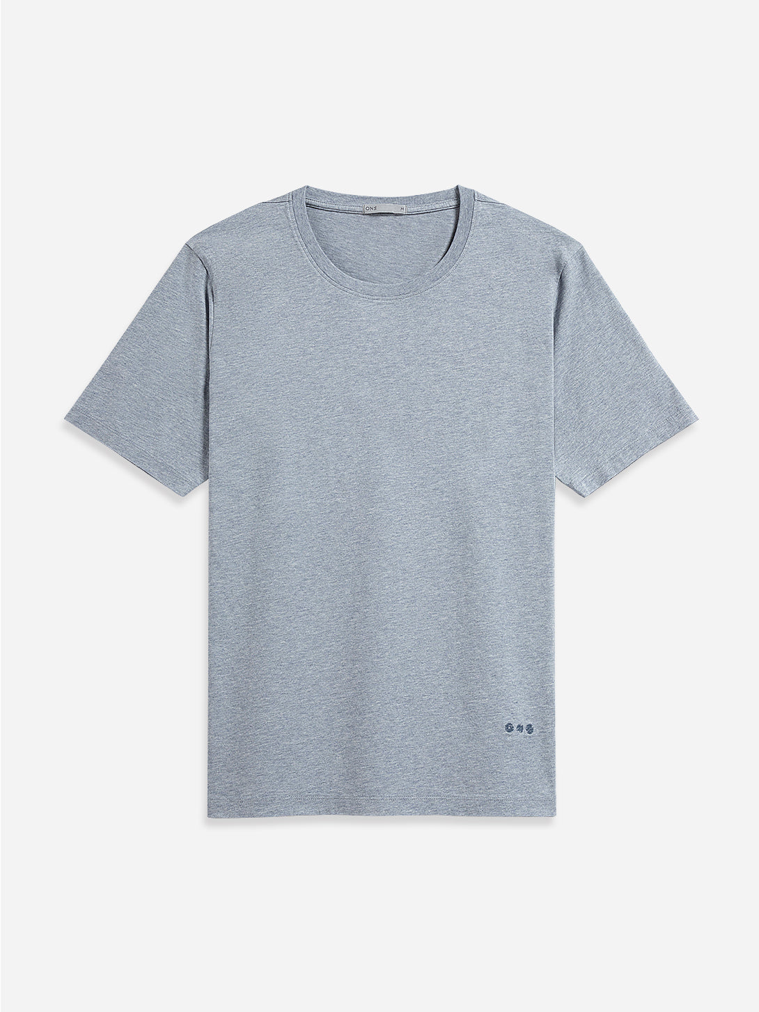 Allure Blue Heather Village Heather Tee Mens Crew Neck Tee Short Sleeve Shirt Soft Heather Fabric Comfort Layering Shirt 