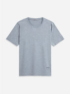 Allure Blue Heather Village Heather Tee Mens Crew Neck Tee Short Sleeve Shirt Soft Heather Fabric Comfort Layering Shirt 