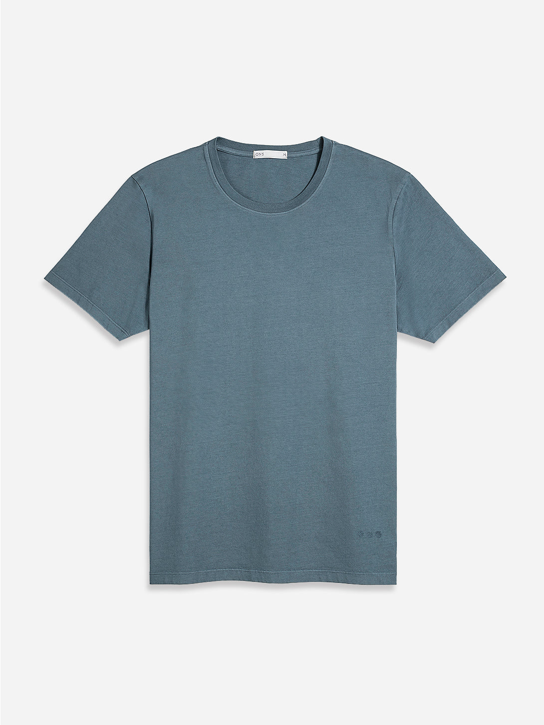 Citadel Blue Village Crew Neck Tee Mens Crew Neck Tee Supima Cotton Shirt Multi Season Short Sleeve Tee