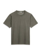 Castor Grey Alphabet Crew Neck Tee Mens Stretch Comfort Tee Relaxed Fit Tee Short Sleeve Shirt 