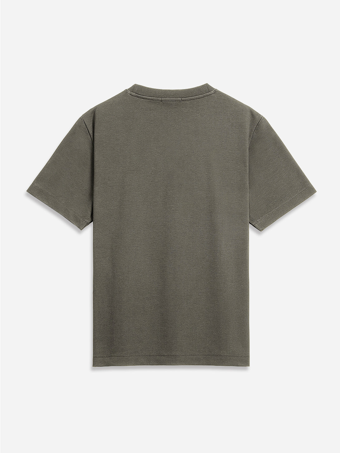 Castor Grey Alphabet Crew Neck Tee Mens Stretch Comfort Tee Relaxed Fit Tee Short Sleeve Shirt 