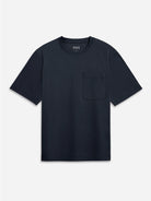Navy Baseile Pocket Tee mens Relaxed Fit Tee Short Sleeve Shirt Chest Pocket Casual Shirt Athletic Stretch 
