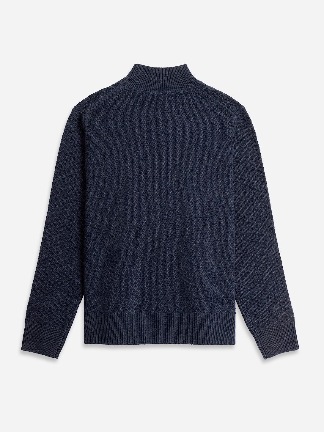 Navy Heather Acton Mock Neck Pullover Mens Wool Cashmere Mock Neck Sweater Pullover Soft 