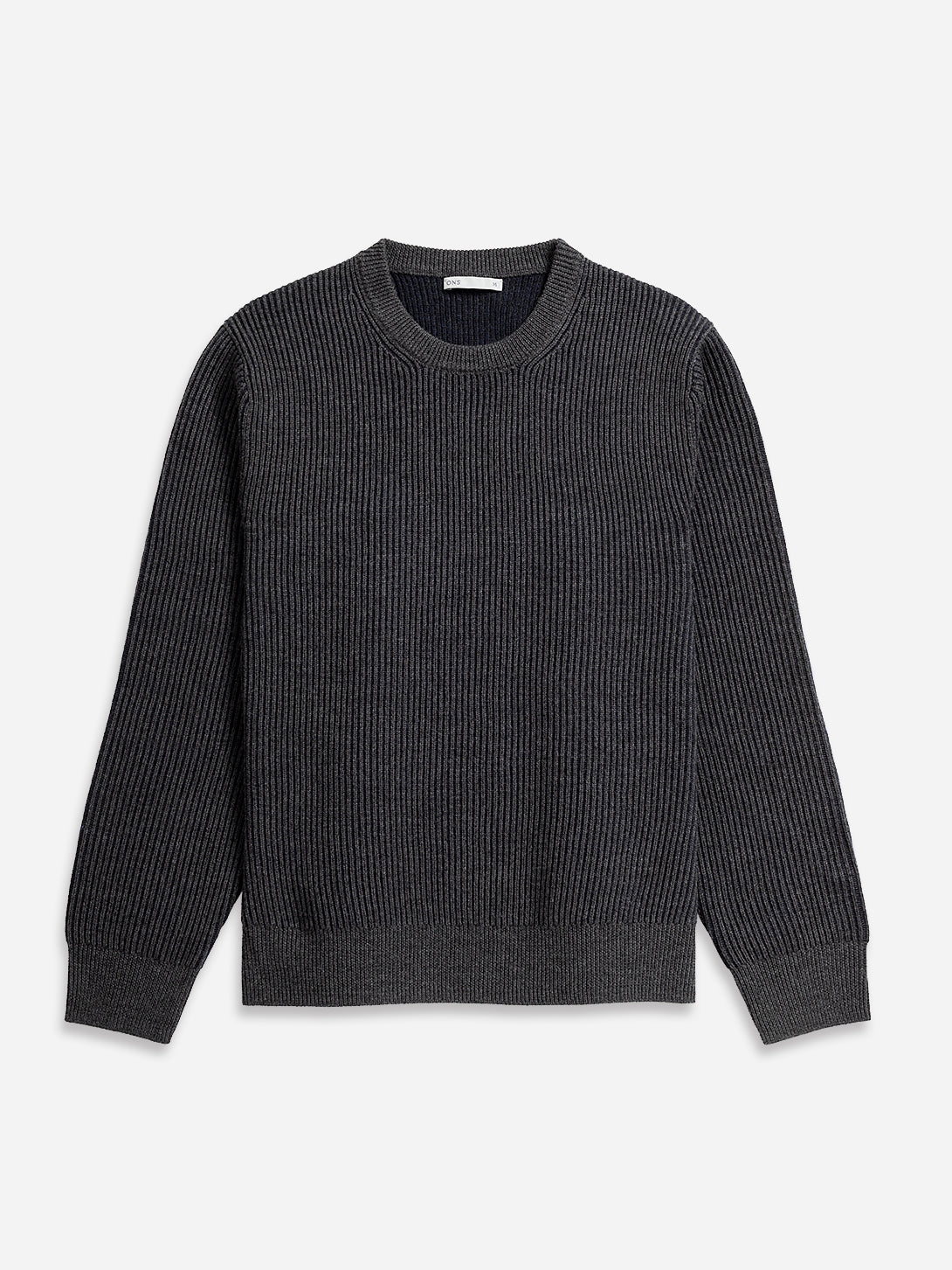 Grey Heather Chapman Crew Neck Pullover Mens Sweater Pullover Crew Neck Soft Merino Wool Sweater