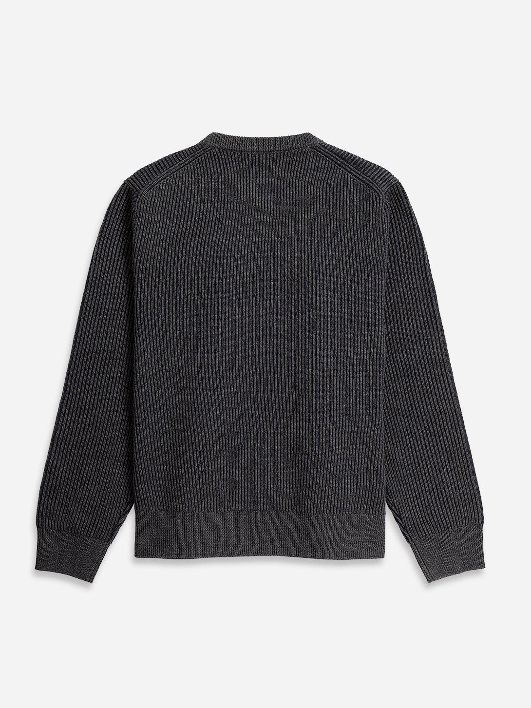 Grey Heather Chapman Crew Neck Pullover Mens Sweater Pullover Crew Neck Soft Merino Wool Sweater
