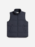 Dk Navy Vertex Vest Mens Puffer Light Weight Vest Padded Jacket Zip Up Vest 