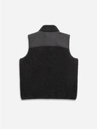 Black Thompson Sherpa Vest Mens Temperature Regulated Vest Sherpa Soft Construction Utility Zippers Outdoor Vest 