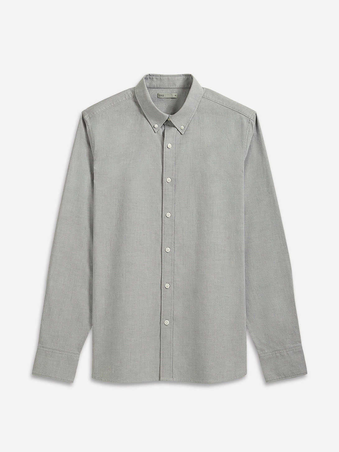 Black Fulton Oxford Shirt Mens Button Down Collar Shirt Oxford Cotton Fabric Casual Dress Shirt Simple Workwear Long Sleeve Shirting