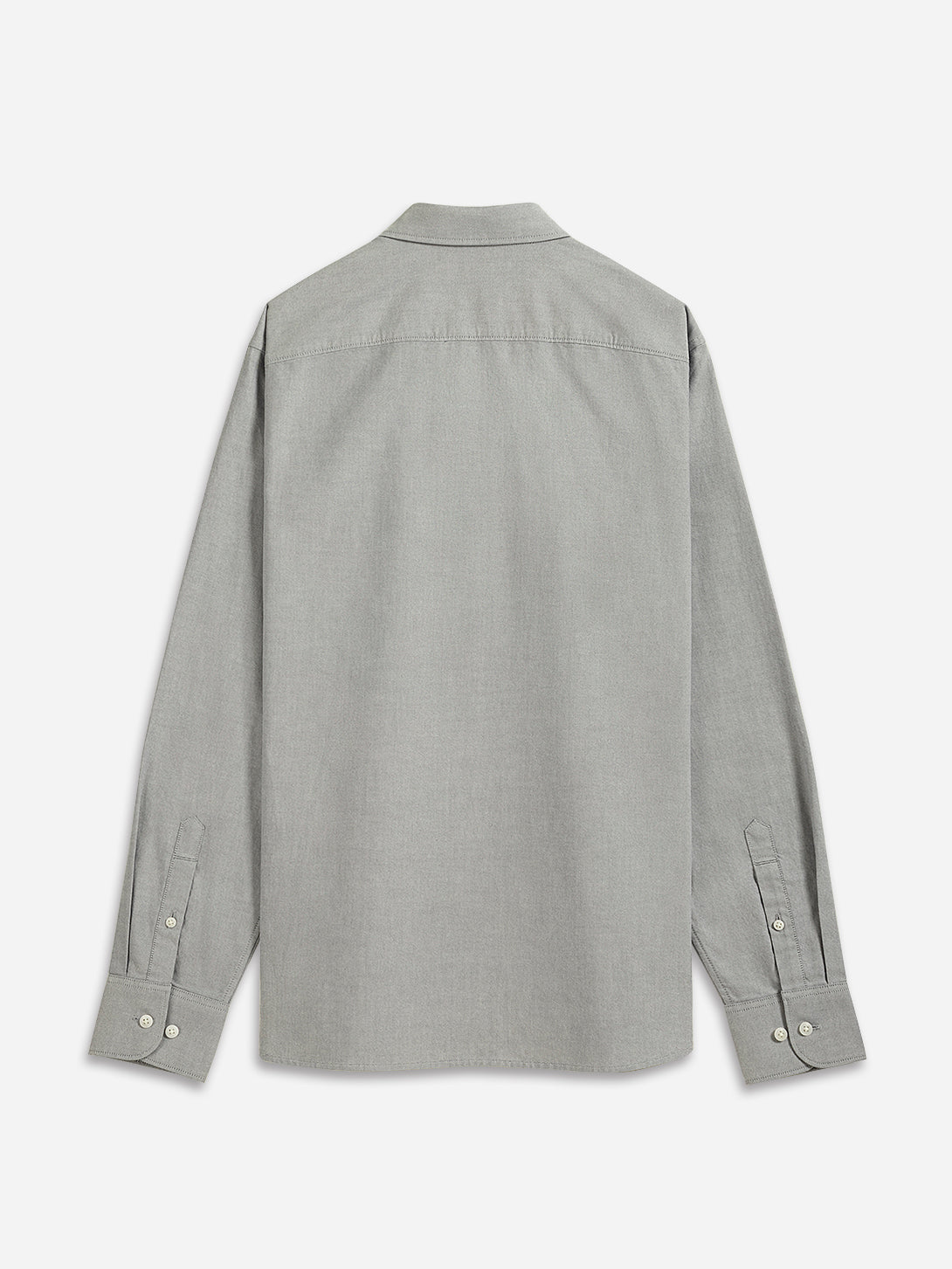 Black Fulton Oxford Shirt Mens Button Down Collar Shirt Oxford Cotton Fabric Casual Dress Shirt Simple Workwear Long Sleeve Shirting