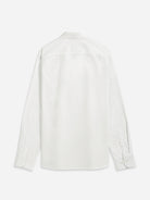 Bright White Fulton Oxford Shirt Mens Button Down Collar Shirt Oxford Cotton Fabric Casual Dress Shirt Simple Workwear Long Sleeve Shirting