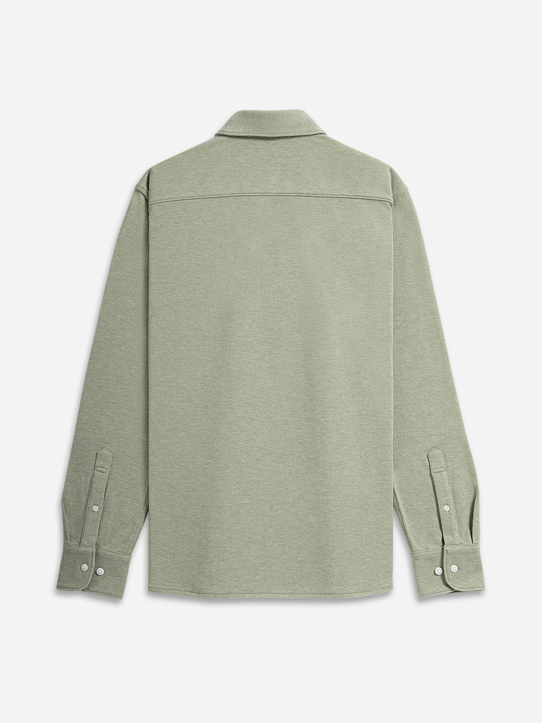 Olive Heather Darcy Heather Shirt Mens Button Up Point Collar Shirt Green Casual Long Sleeve Collared Work Shirt